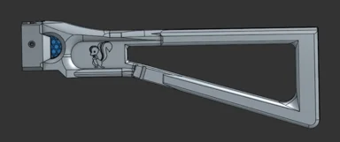 tubee 22 revised triangle stock ,adapter and button