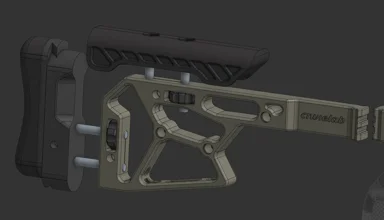 ciwielab LSS (Lightweight Sharpshooter Stock) V1.2