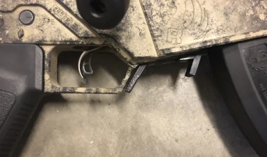 Ruger Precision Rimfire extended mag release