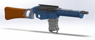 ee3 blaster m870 grip and stock
