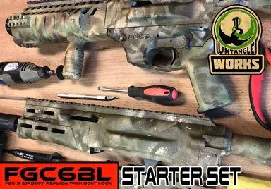 FGC-6BL MKI/MKII (BOLT LOCK) starter kit  GBB airsoft FGC-9 replica 