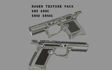Ruger SR9, SR40, SR9c, SR40c Texture Pack