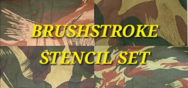 Brushstroke Stencil Assortment