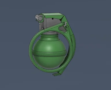 B40 Mini Frag Printable Pull Ring