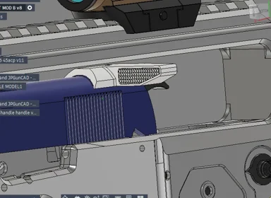 novak sight charging handle