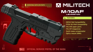 M10AF Lexington G19 Frame