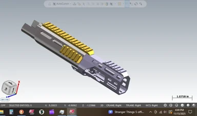 Nylaug integrated rail remix
