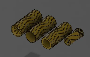 Worm-Gear Muzzle Device set