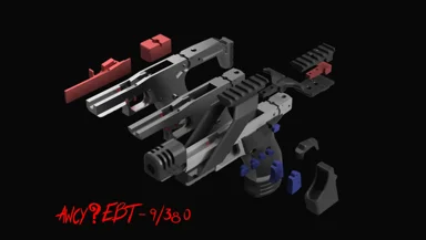The EBT-9/380 Hi-Point C9/CF380 frame and accessories 