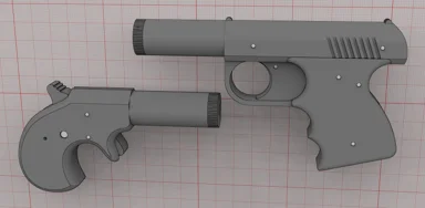 Single-shot Guns: derringer and DAO pistol