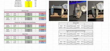 HiPoint EBT-9-380 Pin Location Excel / Google Sheets Calculator