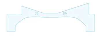 py2a rear rail DXF