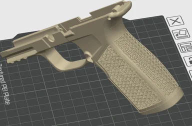 AdditiveArmory Remix - Sig P365 X Macro Grip Module - Yah3D - Triangle Texture