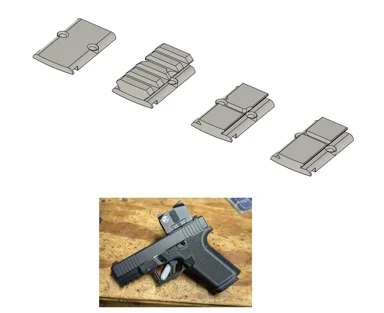RMR Cover and Adaptor Plates for Glock Slides