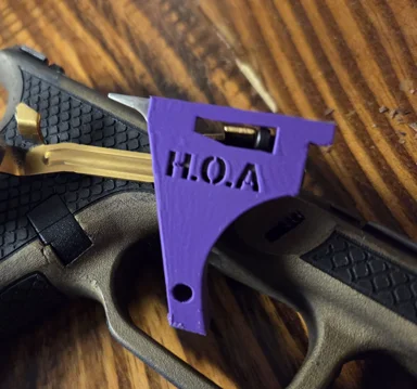 HOA Static, adjustable trigger housing
