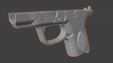 S&W M&P Shield - no safety - blender texture