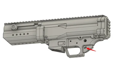 KF5 lower with grip screw nut