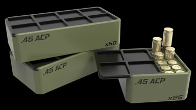 .45 ACP Ammo Boxes