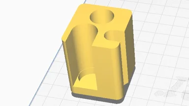 short Uzi buffer for 3d printing