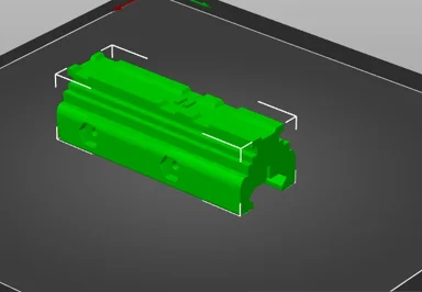 slicer kitbashed pic rail to nerf rail attachment