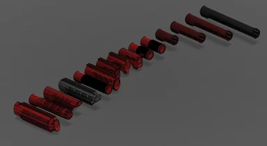 Galilio-R2 handguards & Barrel Nut for the Decimator-22 v2