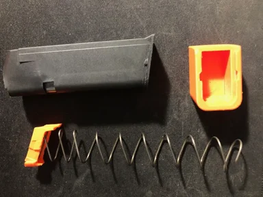 +2 Baseplate Extension for Menendez or Factory Glock 9mm Magazine