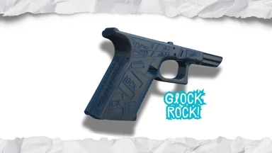 G19 for gen 3, "Glock Rock" Custom Frame. 