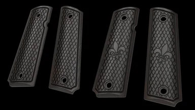 Traditional Checkered 1911 Grip Panels