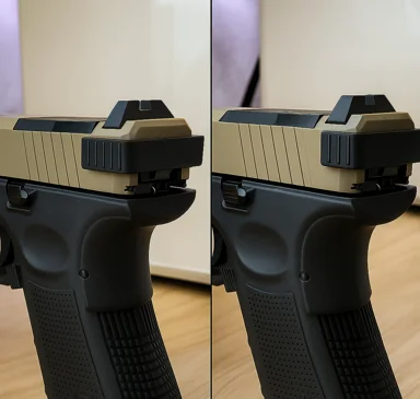 Enhanced Charging Handle for Glock 17, 19, 26