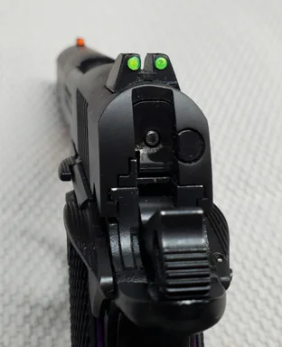 Browning 1911-380 Rear Fiber Sight (And Front Fiber Sight)