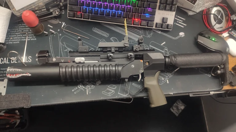 Airsoft M203 to DIY 37mm M203 release image