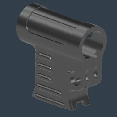 SMp-40 Ribbed Left Side Mag Release 
