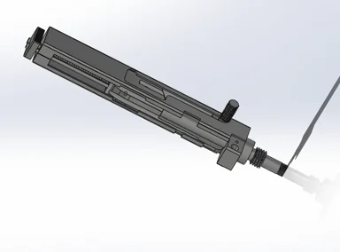 Mac 11 full assembly 9x19 step file for cnc machining