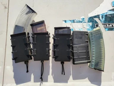 3D printable molle universal rifle magazine pouch