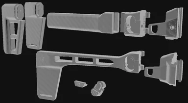 REMIX Pistol Brace Stock w/ Saurkraut V2  Folding Mechanism