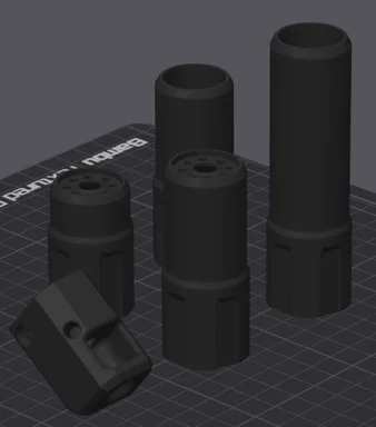 22lr Flash Cans & Comps 1/2 x 28