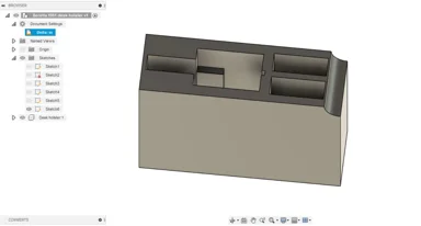 Desk holster for a Beretta 1951 and two mags.