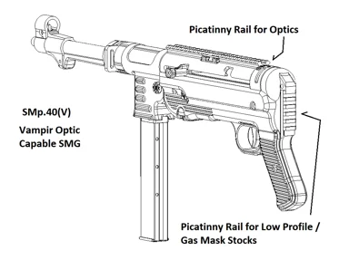 SMp40(V) Picatinny Rail Version