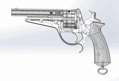 Galand Model 1872 Revolver Reference Model